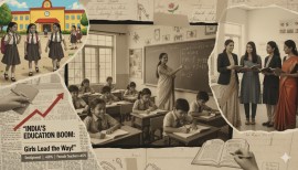 In 2024–25, 97.3% of schools reported girls’ toilets, electricity reached 93.6%, and handwashing facilities touched 95.9% (Representational ImageAI Generated) In 2024–25, 97.3% of schools reported girls’ toilets, electricity reached 93.6%, and handwashing facilities touched 95.9%
