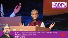 External Affairs Minister S. Jaishankar speaks during the 4th edition of Kautilya Economic Conclave, in New Delhi on Sunday.