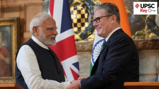 upsc key, india uk ties, fta