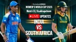 India vs South Africa Live Score, Women's World Cup 2025: Follow IND-W vs SA-W updates from Vizag today.