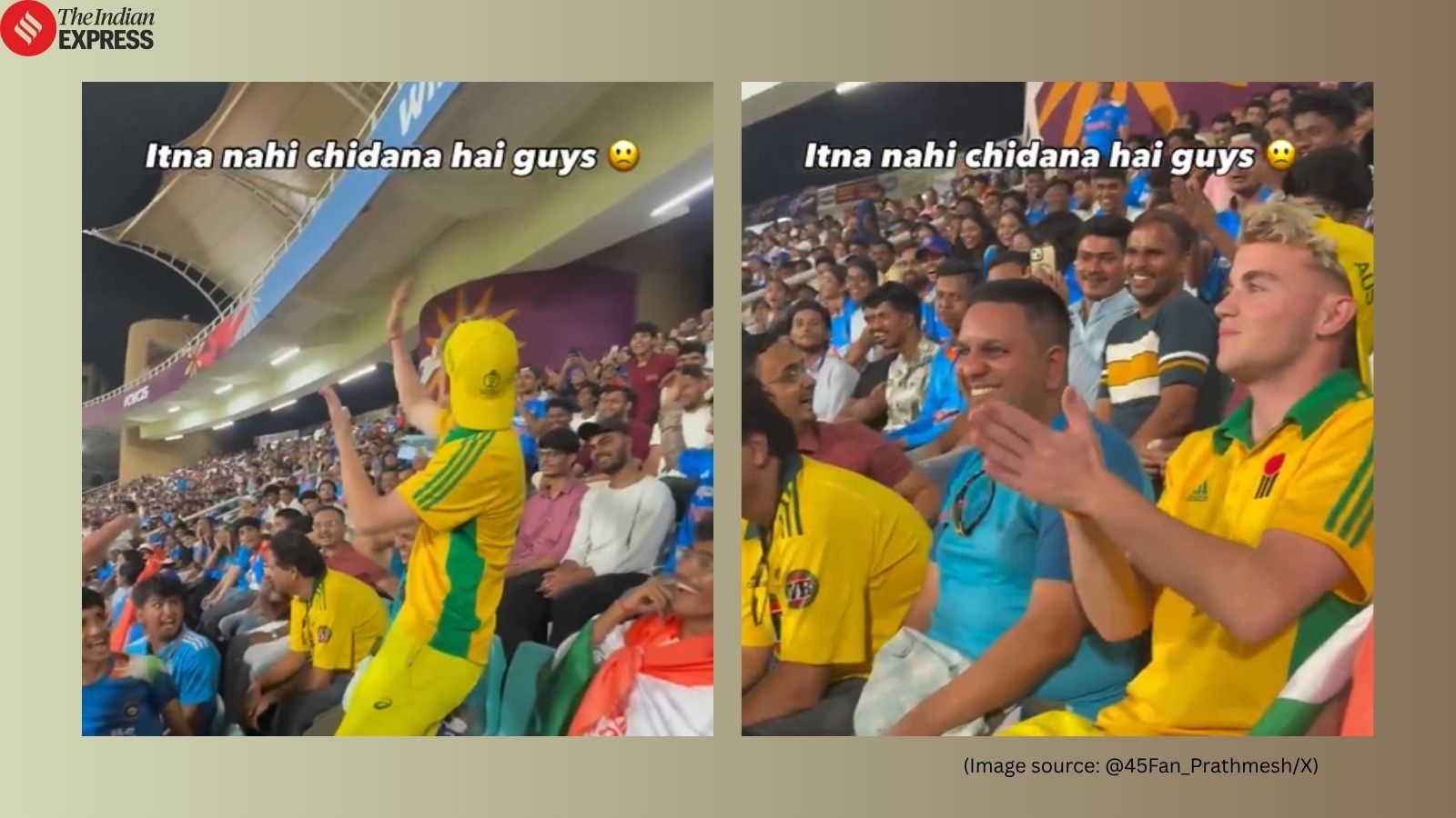 Indian fans troll Aussie supporter with ‘sand paper’ chants after historic win in ICC Women’s World Cup semi-final: ‘Itna nahi chidhana tha’
