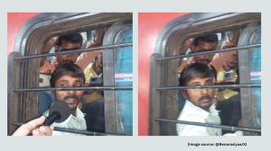 In the video, one passenger seated by the window says he has been travelling for more than 24 hours in unbearable conditions, unable to move, drink water, or even use the washroom (Image source: @Benarasiyaa/X)