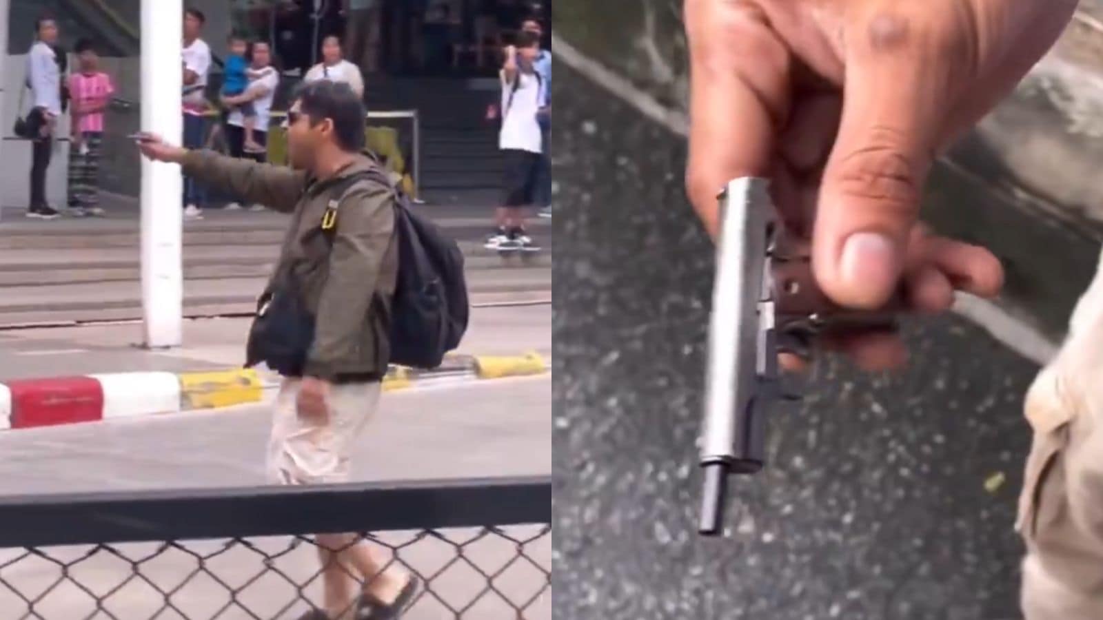 WATCH: Indian man threatens people in Bangkok with pistol-shaped lighter, arrested