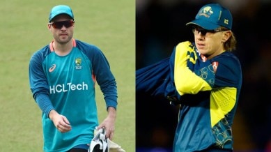 Australia's Josh Inglis and Adam Zampa in action.(Photo: Reuters)