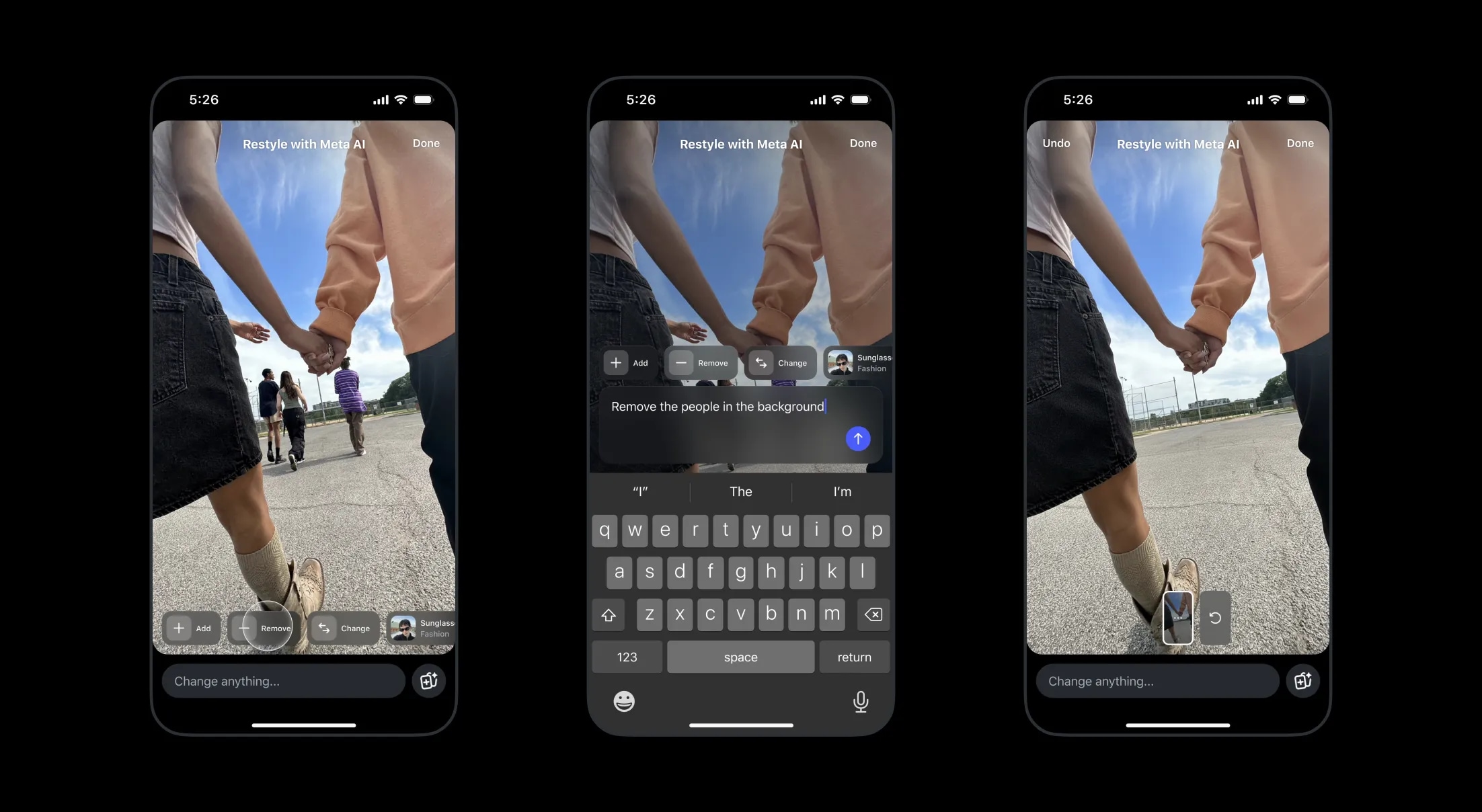 Like Google Photos, Instagram also has a natural language image editor.
