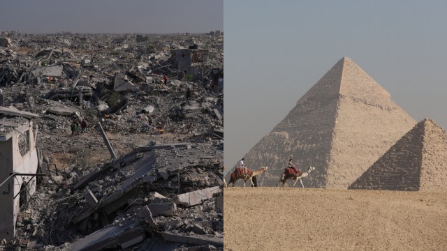 Gaza rubble equivalent to 13 Giza pyramids, says UN as focus shifts to rebuilding after two years of war