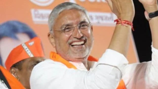 Vishvakarma was elected to Gujarat Assembly for the first time in 2012.