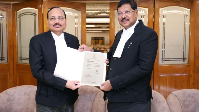 Justice Surya Kant and CJI BR Gavai