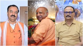 Keshav Prasad Maurya, Yogi Adityanath, Brajesh Pathak