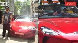 Lakshya flaunts his new car
