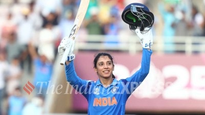 Smriti Mandhana century Women's World Cup