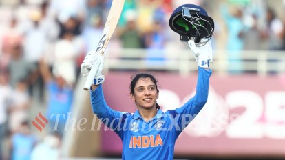 Women's World Cup 2025: Smriti Mandhana sizzles in Navi Mumbai heat against New  Zealand with 14th ODI hundred | Cricket News - The Indian Express