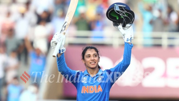 Smriti Mandhana century Women's World Cup