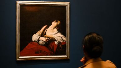 Mary Magdalene in Ecstasy, Michelangelo Merisi da Caravaggio, mumbai,