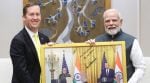 US Ambassador-designate to India Sergio Gor meeting PM Narendra Modi. (X/@narendramodi)