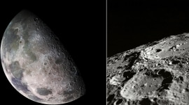 Meteorite found on dark side of the moon.