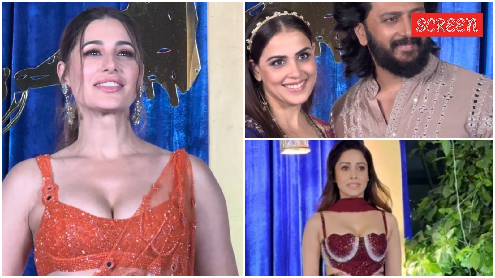 Nargis Fakhri, Nushrratt Bharuccha, Genelia Deshmukh add sparkle to Nikkhil Advani’s Diwali bash, see videos