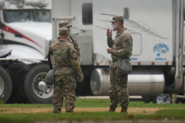 Texas National Guard troops arrive in Chicago ahead of deployment as legal battle continues