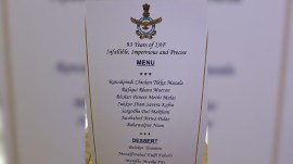 IAF’s 93rd anniversary Pakistan theme dinner menu
