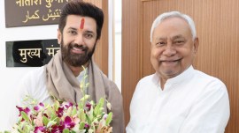 Nitish Chirag-4col Nitish Kumar, Nitish Kumar parliamentary career, Bihar Assembly elections, Chirag Paswan, Amit Shah, LJP (Ram Vilas), Janata Dal (U), Indian express news, current affairs