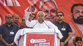 Bihar Elections: Nitish Kumar campaigns Bihar elections Nitish Kumar