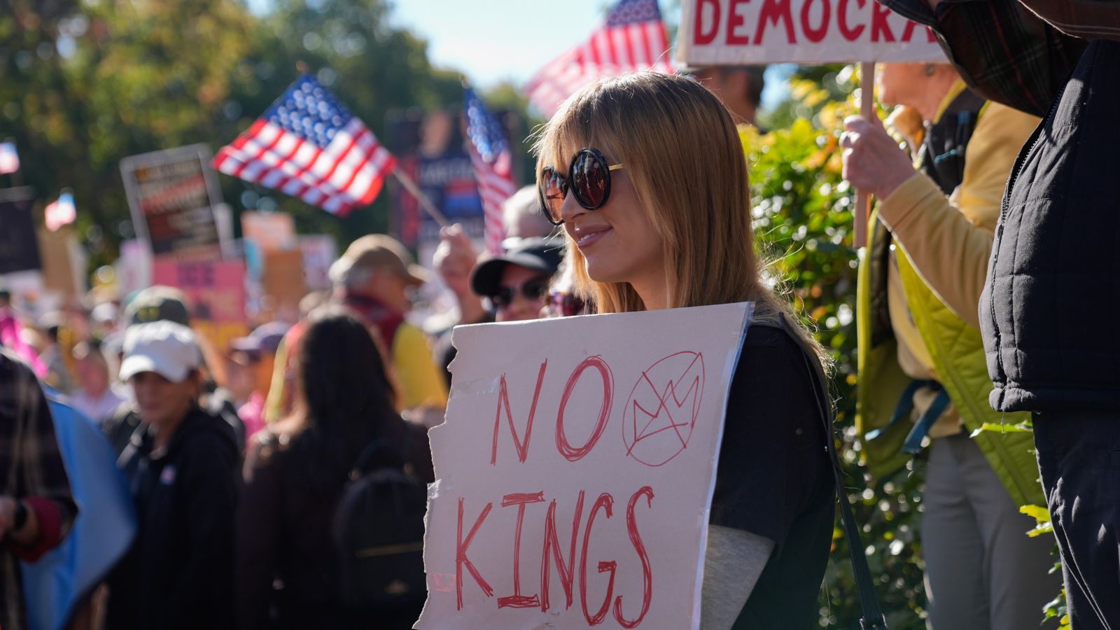 In Photos: ‘No Kings’ protests erupt across US as thousands rally against Trump administration