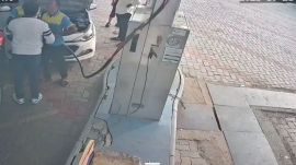 The SDM’s wife then steps out, with Sharma allegedly going after the staff member and shouting at him for daring to slap the SDM.