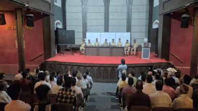 According to the press release, the police have decided to act against the illegal hawkers on the FC Road footpath.