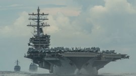 USS Nimitz aircraft carrier heading home after losing fighter jet, helicopter in South China Sea within 30 minutes