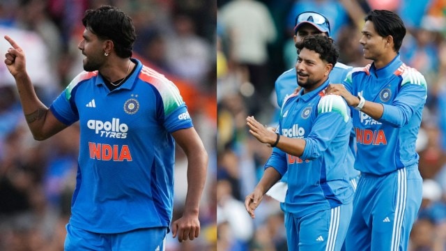 Harshit Rana Kuldeep Yadav India vs Australia