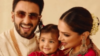Deepika Padukone, Ranveer Singh, and daughter Dua sparkle in Sabyasachi ensembles on Diwali