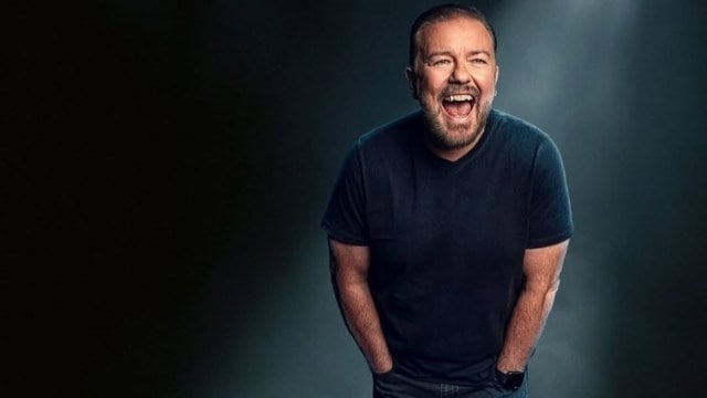 Actor-comedian Ricky Gervais posts about fatigue despite workouts