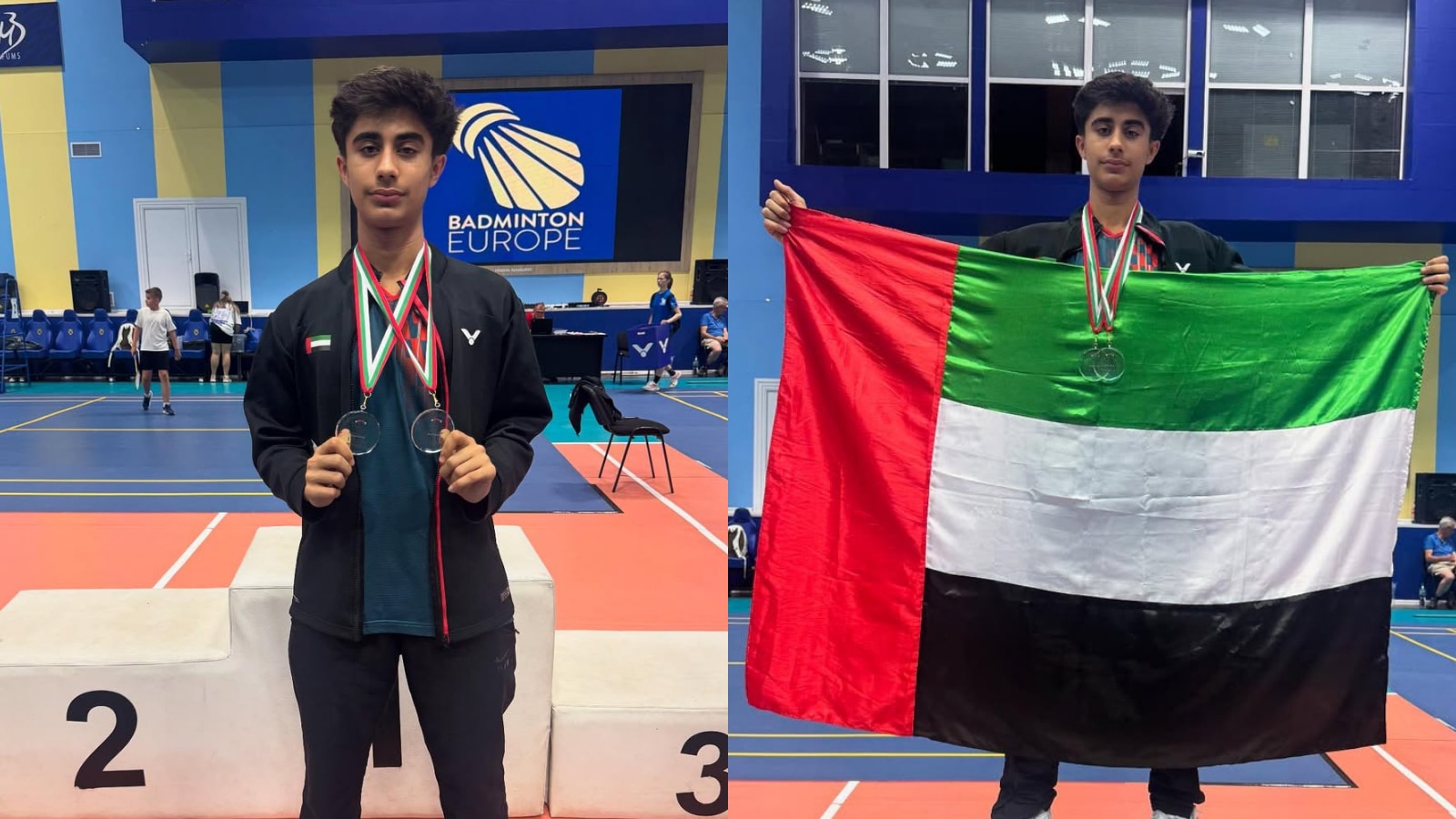 UAE shuttler Riyan Malhan, 15, who beat talented Indian Lalthazuala