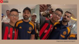 Fan meets Team India on flight, click photos with Rohit Sharma, Virat Kohli