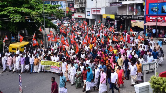 Kerala Sabarimala gold theft protest