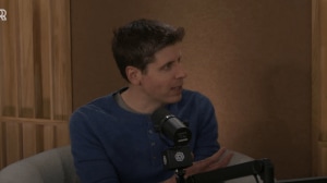 Sam Altman says AI still has a long way to go before it can run a company.