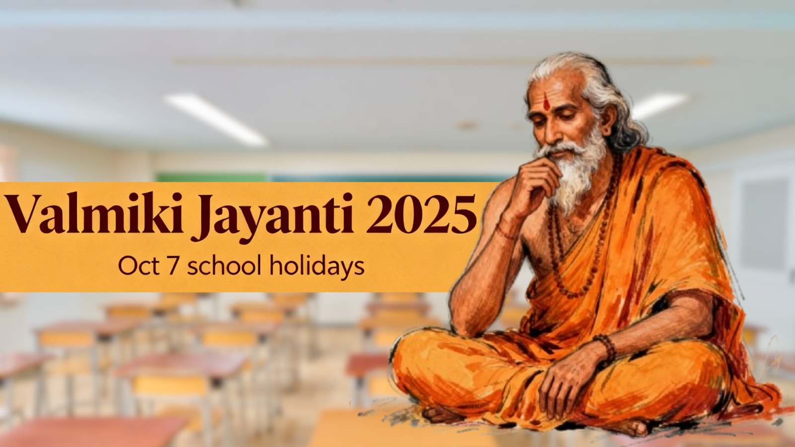 School Closed On October 7: Delhi, UP schools closed today for Valmiki Jayanti