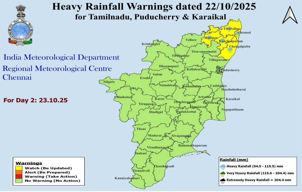 Tamil Nadu Weather: 