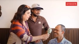 When Shaan's wife Radhika asked Dilip who made Om Shanti Om, he immediately said, "Karan Johar," much to Farah Khan's embarrassment.