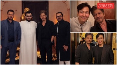 Shah Rukh meets Squid Game stars Lee Jung-jae and Lee Byung-hun