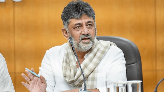 DK Shivakumar in Bengaluru