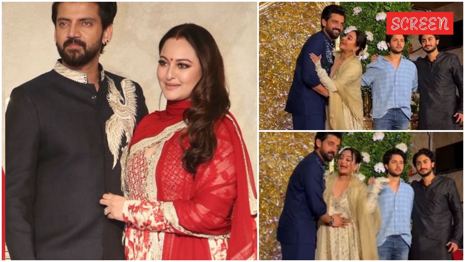 Zaheer Iqbal playfully reacts to Sonakshi Sinha’s pregnancy rumours as couple attends Bollywood Diwali party