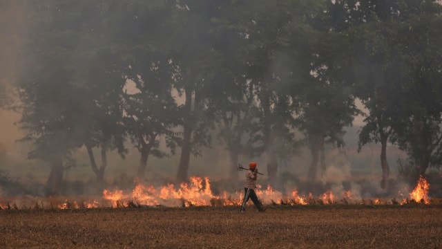 stubble burning, delhi stubble burning, punjab stubble burning, farm fire incidents, delhi news, India news, Indian express, current affairs