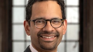 Sunil Amrith, historian and winner of the 2025 British Academy Book Prize, examines the deep ties between human history and the natural world. (Photo by Mara Lavitt, courtesy of Yale University)