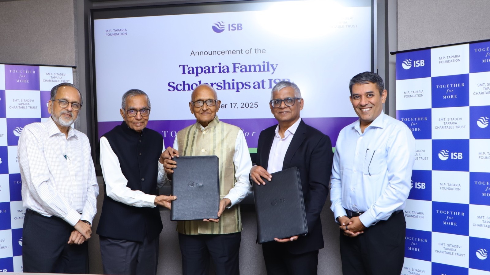 ISB announces 50 full scholarships through Taparia Family Foundation ISB announces 50 full scholarships through Taparia Family Foundation