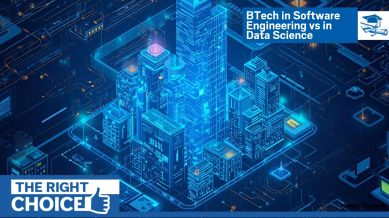 Software Engineering builds the homes in which digital products live, while Data Science uncovers the intelligence that guides them. One creates the blueprint; the other brings the vision to life