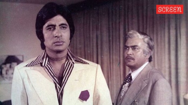 Sanjeev Kumar and Amitabh Bachchan