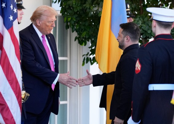 Trump meets Zelenskyy at White House a day after call with Putin
