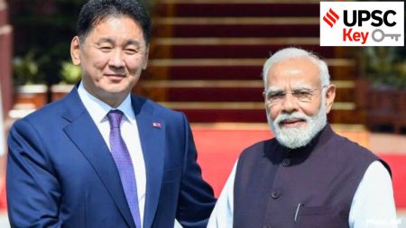 UPSC Key: India-Mongolia Relations, Elephant Population in India, and Piprahwa relics