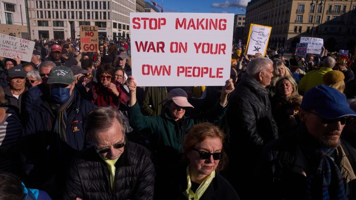anti-Trump protest